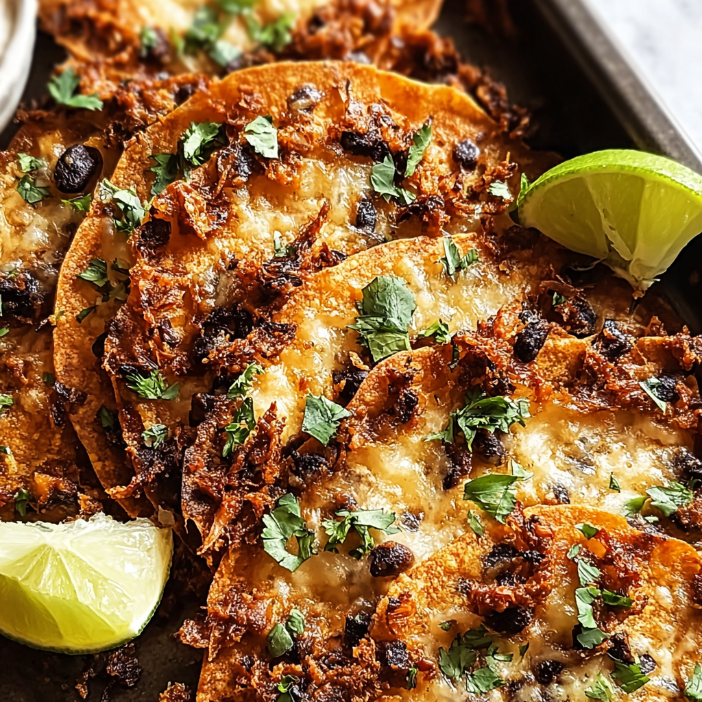 crispy sheet pan black food photograph 1