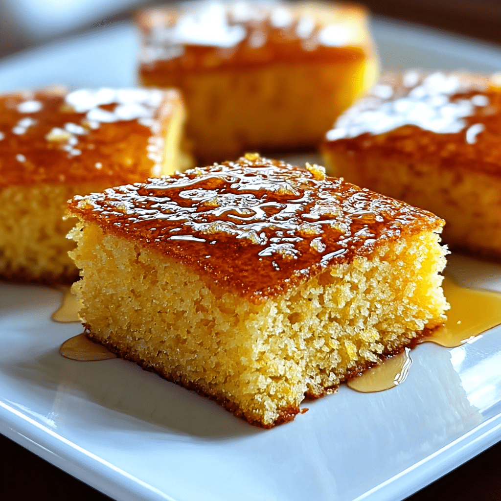 honey butter cornbread food photograph 3