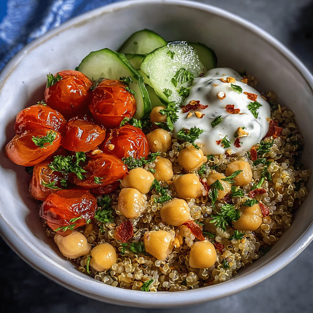 Mediterranean Quinoa Bowl food photograph 2