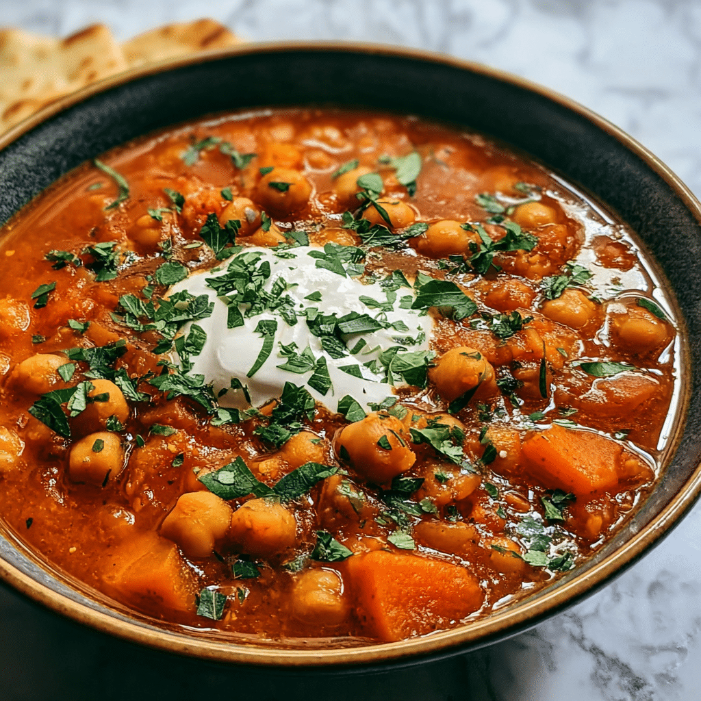 Moroccan Chickpea Stew food photograph 2