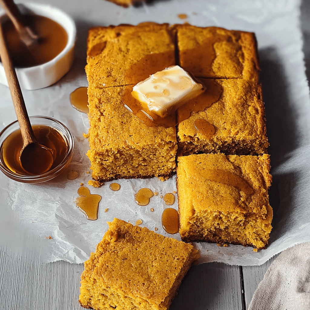 pumpkin cornbread cinnamon honey recipe