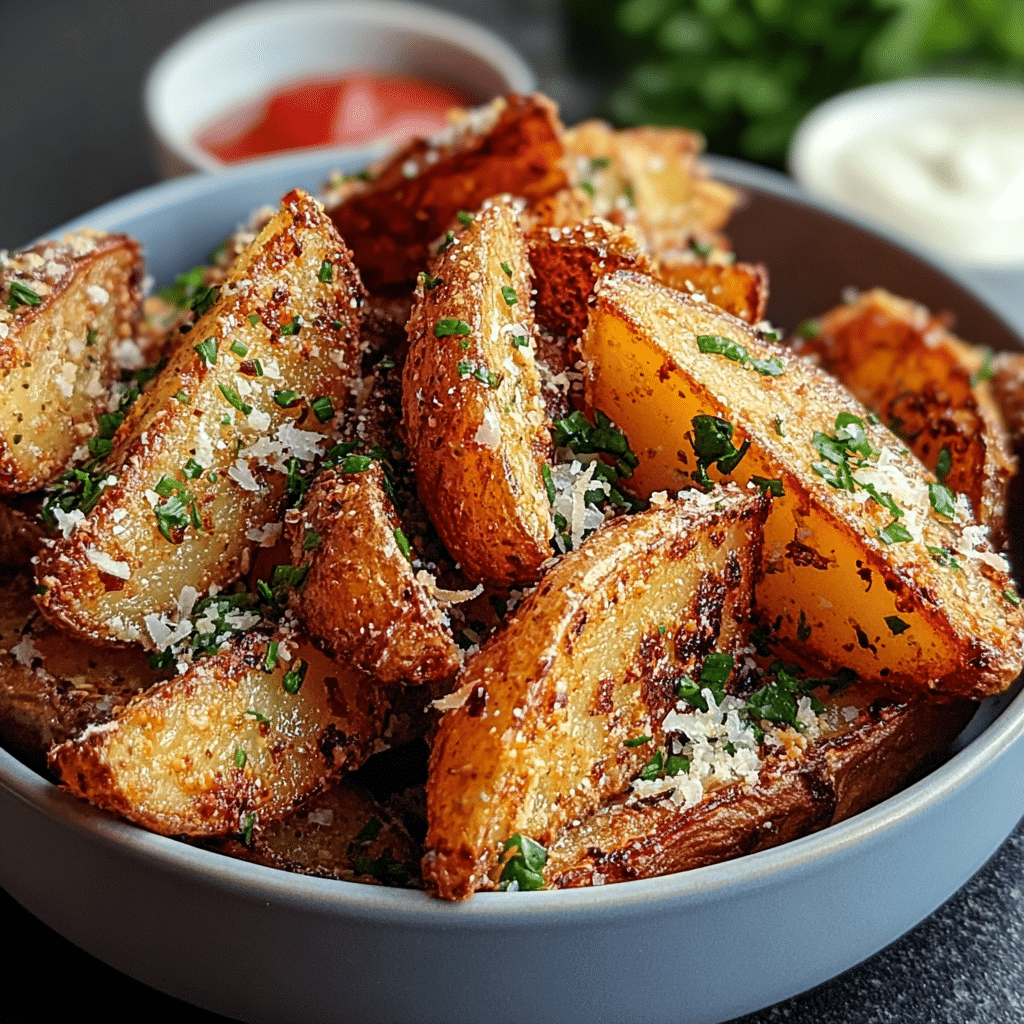 air fryer potato wedges recipe