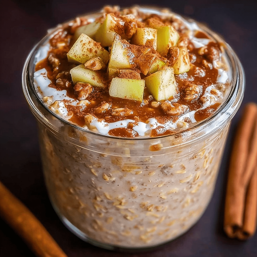 apple cinnamon overnight oats recipe