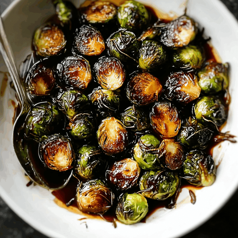 balsamic glazed brussels sprouts recipe