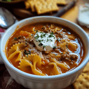 Beef Lasagna Soup: Amazing One-Pot Comfort Food Recipe