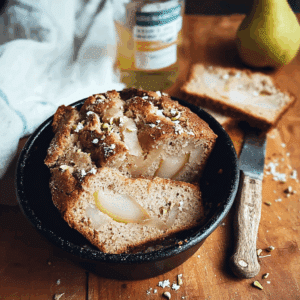 Cardamom pear bread: Amazing pudding recipe with spices
