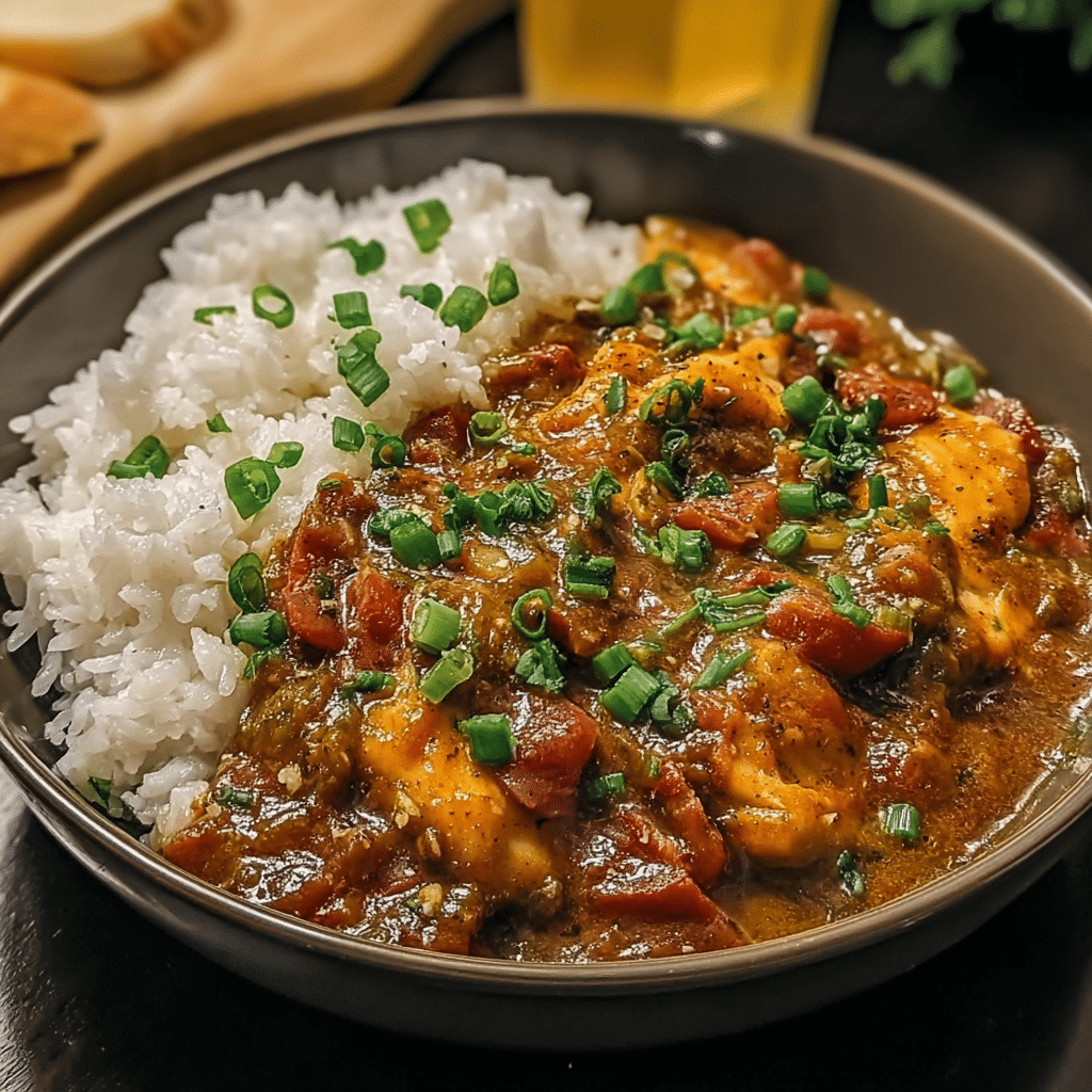 chicken etouffee creole recipe