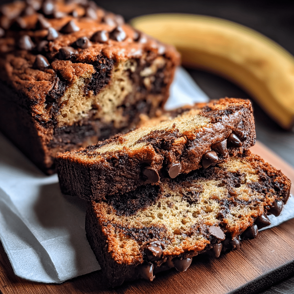 chocolate chip banana bread recipe