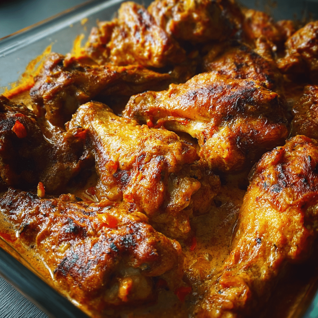 crispy baked chicken wings food photograph 1