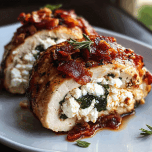 Feta Stuffed Chicken Roll Recipe – Easy Delicious Dinner