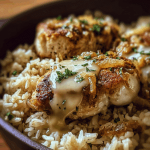 French Onion Chicken Rice: Amazing One-Pot Dinner Recipe