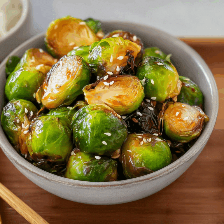 gochujang roasted brussels sprouts recipe