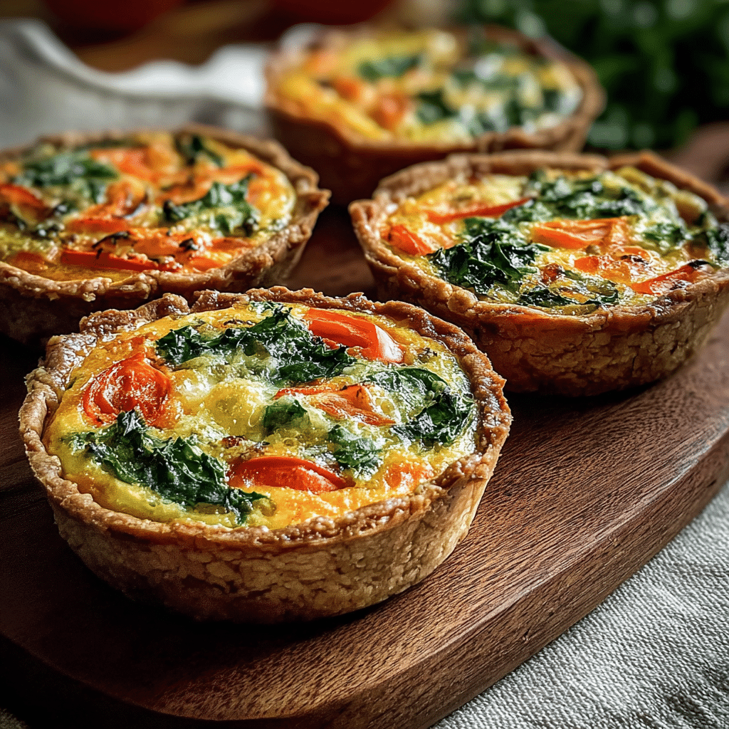 mini veggie quiche recipe