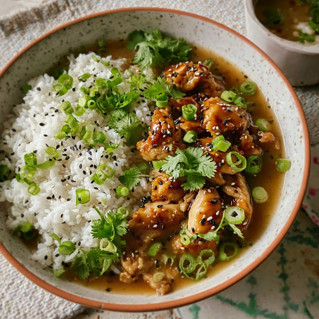 Miso Ginger Chicken Rice: Amazing One-Bowl Recipe Ready