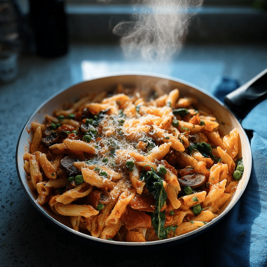 one pot veggie pasta recipe