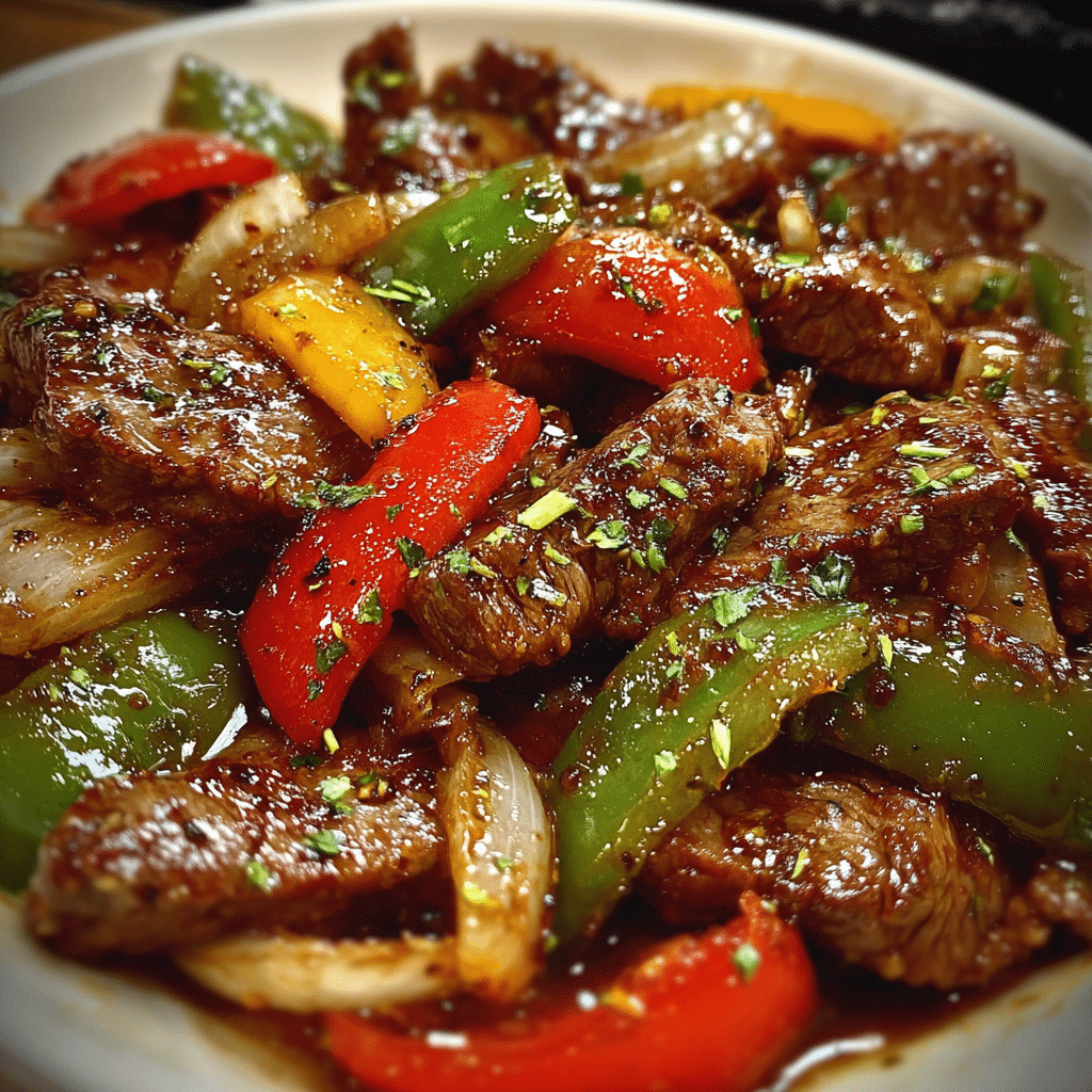 pepper steak stir fry recipe
