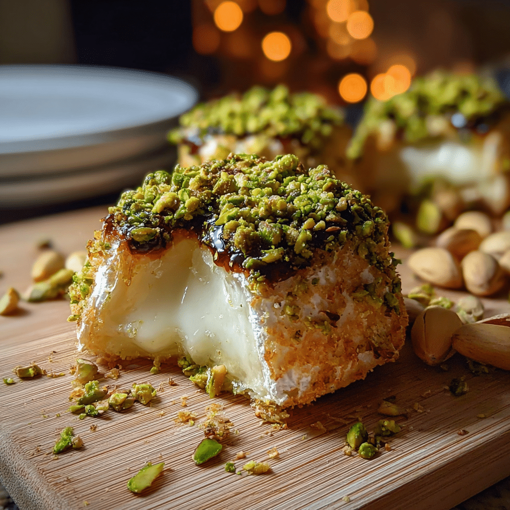 Pistachio Crusted Brie Bites: Perfect Party Appetizers