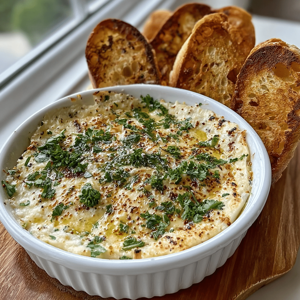 roasted garlic dip recipe