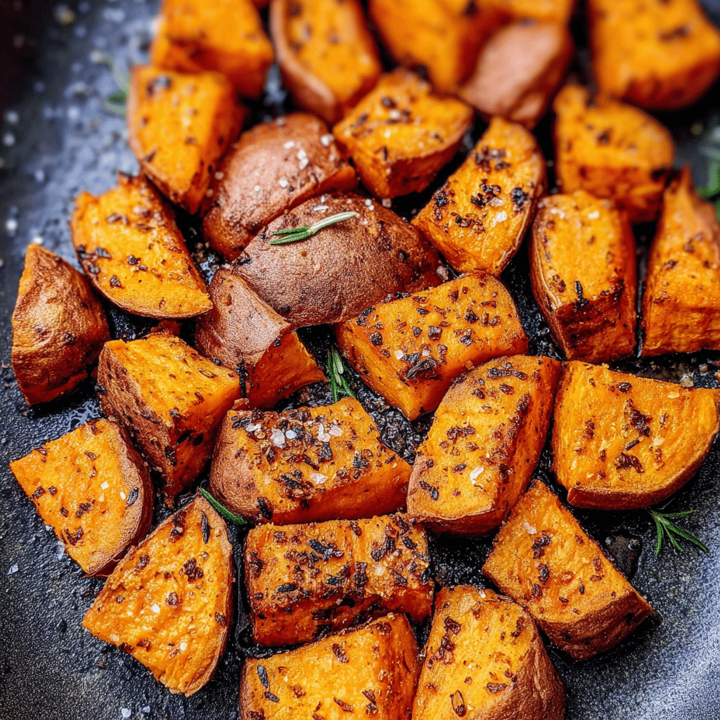 roasted sweet potato food photograph 1