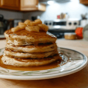 Spiced Apple Pancakes: Amazing Fluffy Recipe Ready in 20 Min