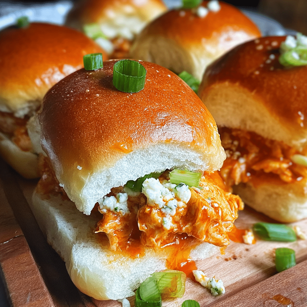 spicy buffalo chicken sliders recipe