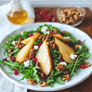 Arugula Pear Salad: Perfect Fresh Recipe with Pecans