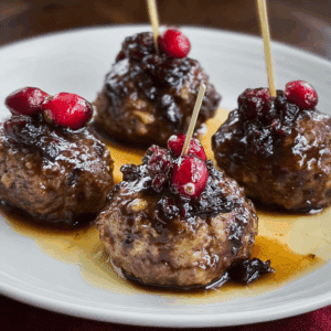 Balsamic Cranberry Meatballs – Amazing Glazed Recipe Ready