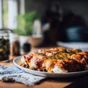 Black Bean Enchiladas Amazing Vegetarian Recipe Ready in 40 Min