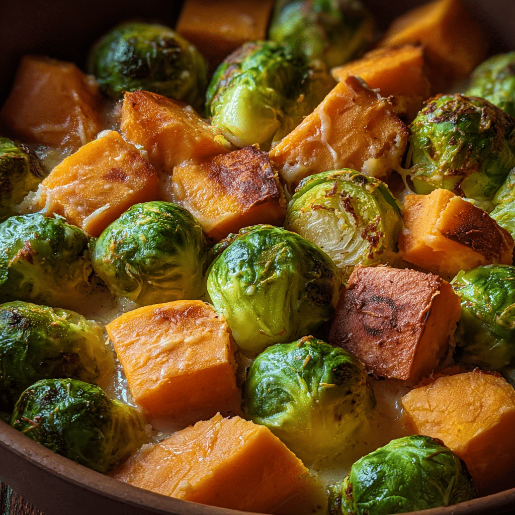 brussels sprouts sweet potato recipe
