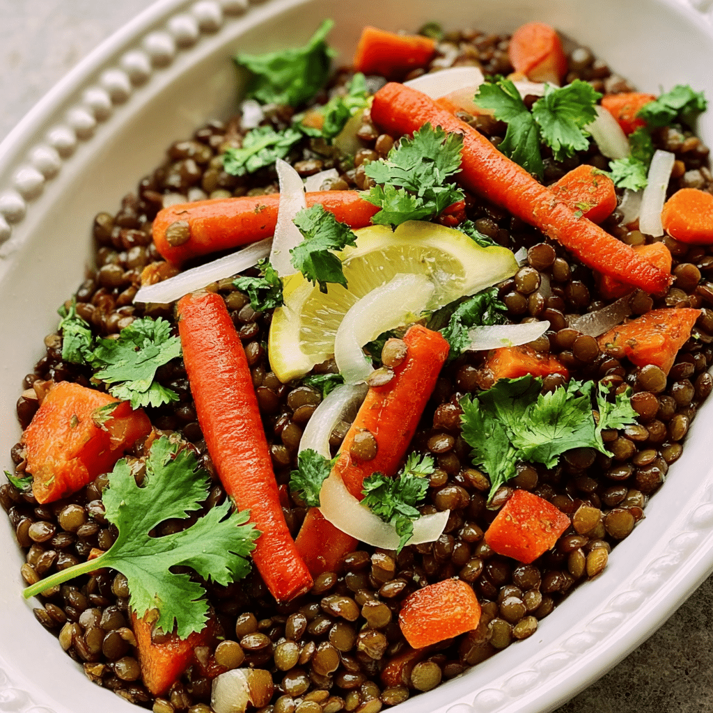 carrot lentil cumin salad recipe