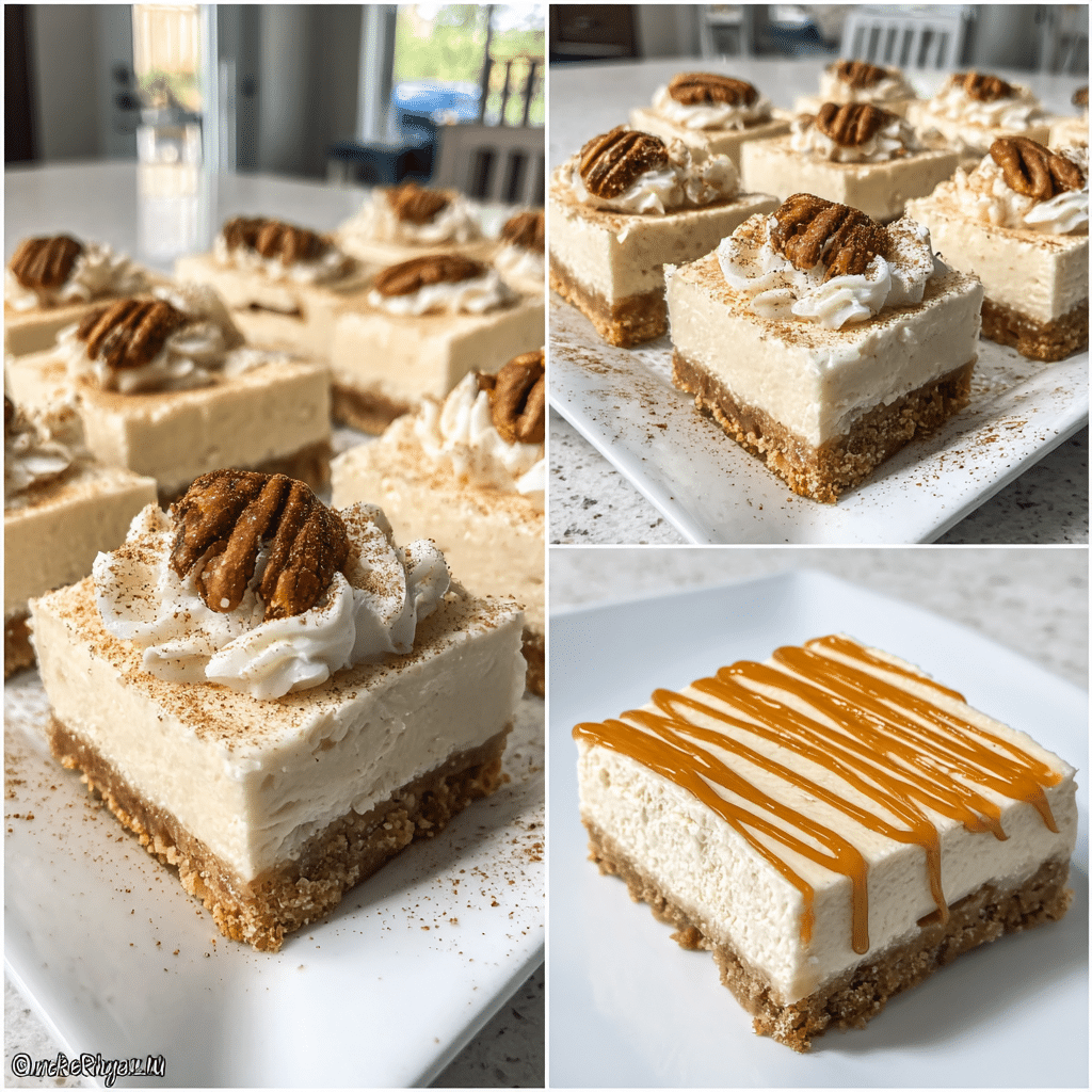 chai spiced cheesecake bars midjourney photo