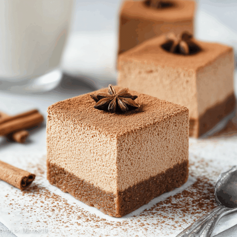 chai spiced cheesecake bars recipe