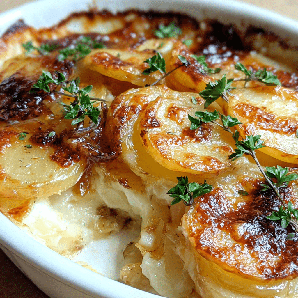 French Onion Scalloped Potatoes recipe