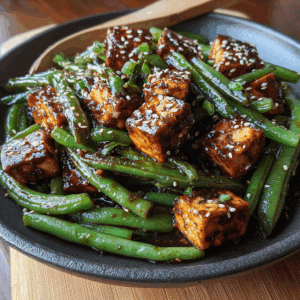 Peanut Tofu Green Beans: Amazing Asian Stir-Fry Recipe