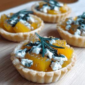 Pumpkin Feta Mini Tarts: Perfect Savory Fall Appetizers