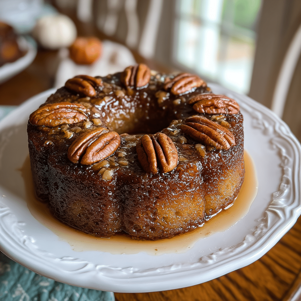 pumpkin pecan upside down recipe