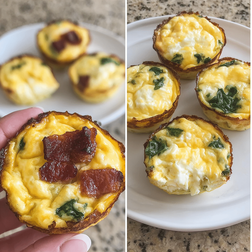 savory egg muffins midjourney photo
