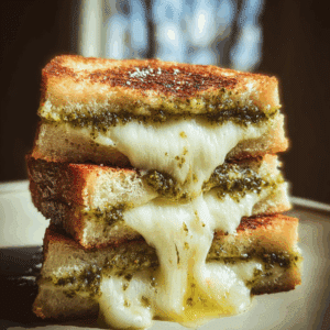 Sourdough Pesto Grilled Cheese: Ultimate Crispy Sandwich Recipe