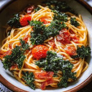 Spaghetti Tomato Kale: Amazing Healthy Pasta Recipe