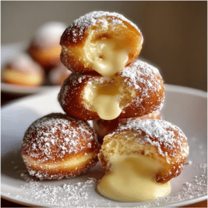 Bomboloni Vanilla Custard Perfect Italian Donuts Recipe