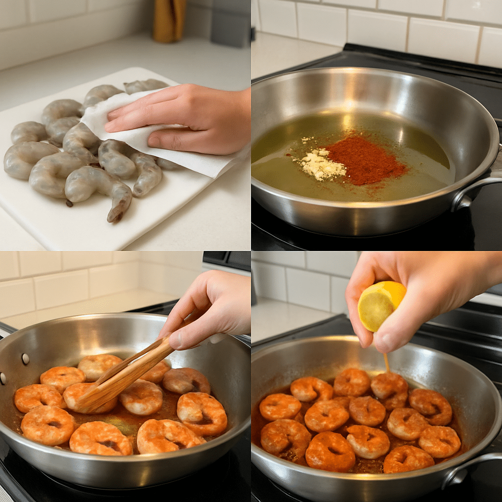 cajun voodoo shrimp process photo