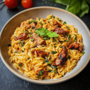 Chicken Chorizo Orzo: Amazing One-Pan Recipe Ready in 30 Min