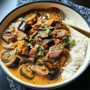 Eggplant Coconut Curry Amazing Spiced Recipe Ready in 45 Min