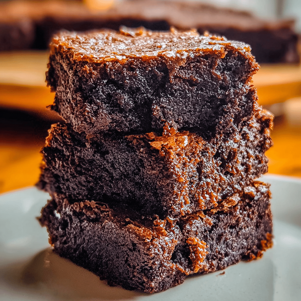 fudgy sweet potato brownies midjourney photo