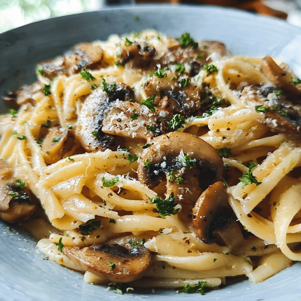 Garlic Miso Mushroom Pasta Amazing Recipe for Dinner Tonight