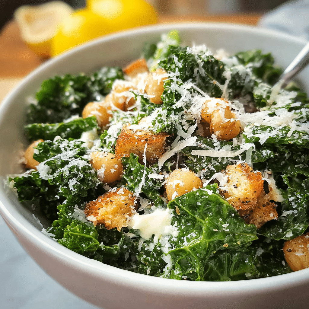 kale caesar salad recipe