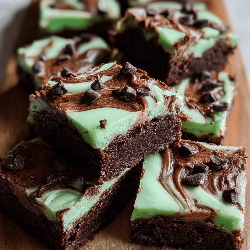 Mint brownie fudge amazing swirl recipe for dessert lovers
