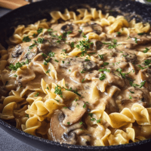 One Pot Mushroom Stroganoff: Amazing Creamy Recipe Ready