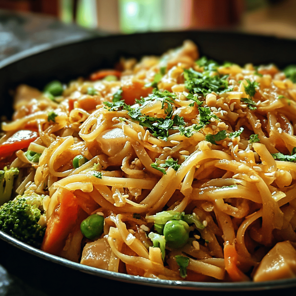 peanut noodle stir fry recipe