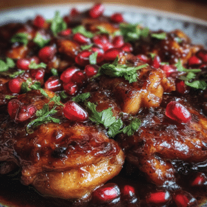 Pomegranate molasses chicken recipe amazing glazed dinner